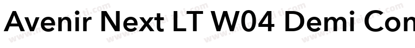 Avenir Next LT W04 Demi Cond字体转换